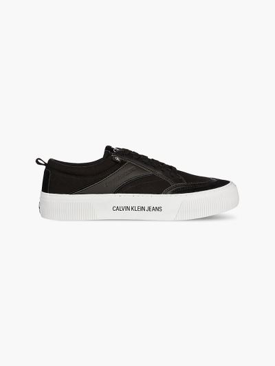 Calvin Klein Cipők HU692836 | Calvin Klein Canvas Férfi Sportcipő Fekete